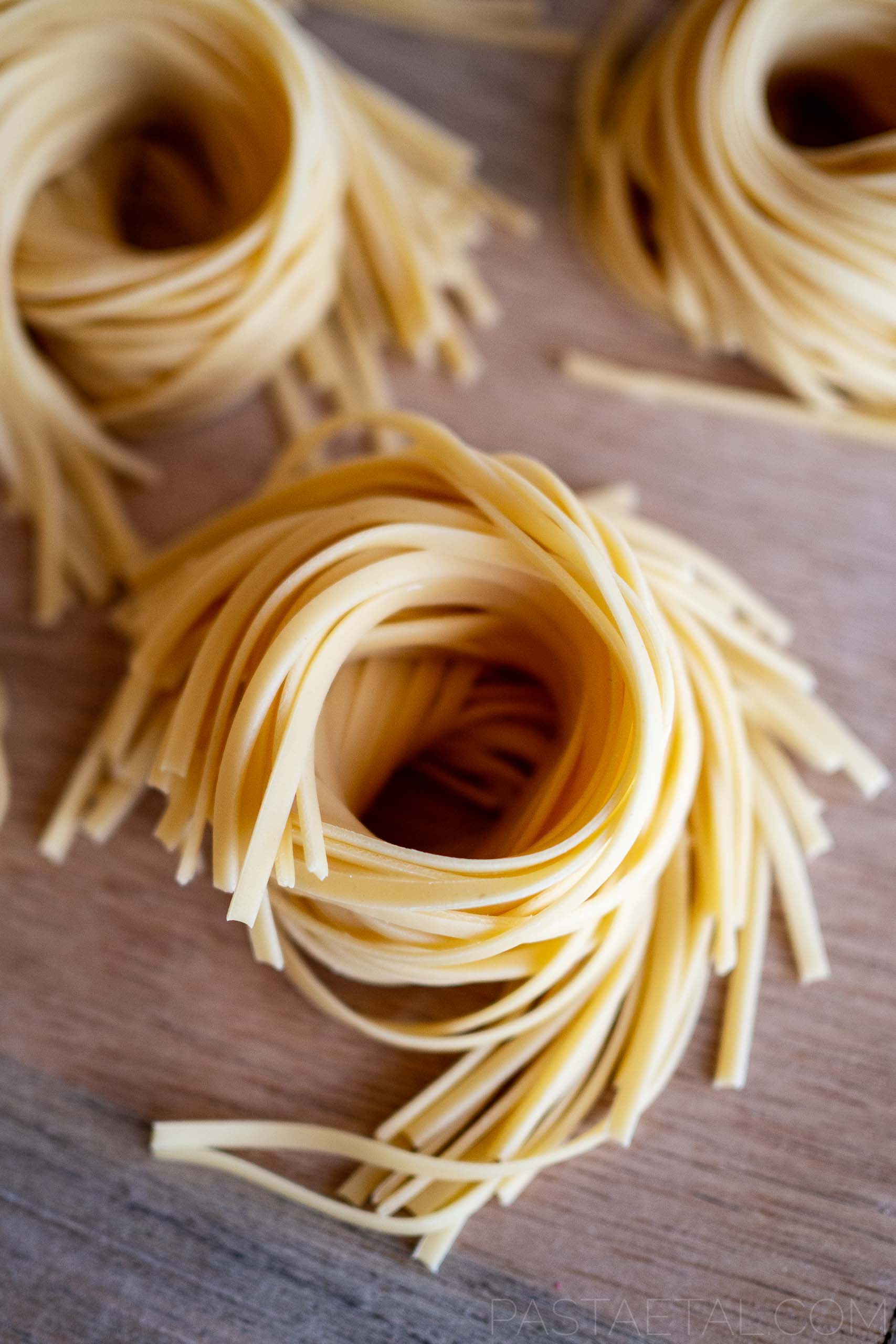 Spaghetti alla Chitarra with Capsicum and Homemade Tuna in Oil