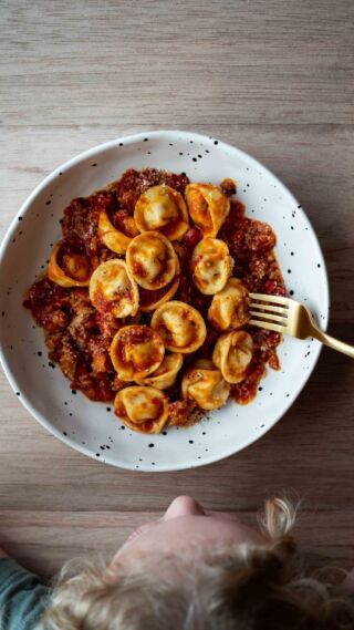 Pink and Black Pepper Tortellini with Pumpkin, Corn, Chorizo, and  Chimichurri, in Locro Bone Broth - Pasta et Al